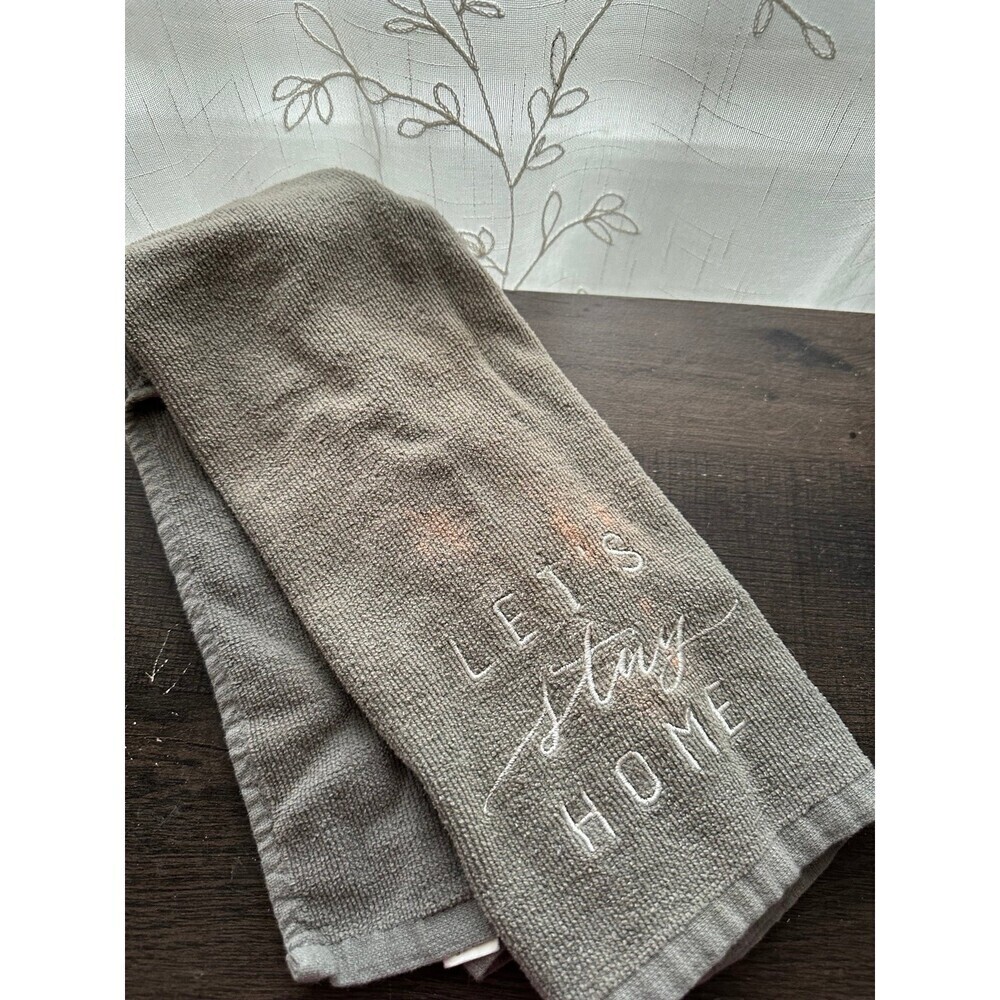 Let’s Stay Home Kitchen towel